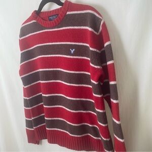Vintage Cotton Wool American Eagle Outfitters Crew Striped Sweater